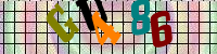 Blue Captcha Image
