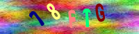 Blue Captcha Image
