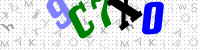 Blue Captcha Image