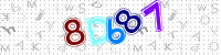 Blue Captcha Image