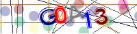 Blue Captcha Image