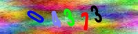 Blue Captcha Image