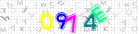 Blue Captcha Image