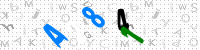 Blue Captcha Image