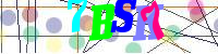 Blue Captcha Image