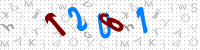 Blue Captcha Image