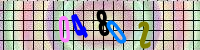 Blue Captcha Image