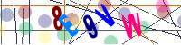 Blue Captcha Image
