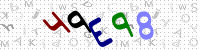 Blue Captcha Image