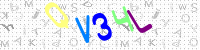 Blue Captcha Image