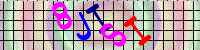 Blue Captcha Image
