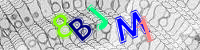 Blue Captcha Image