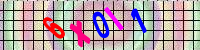 Blue Captcha Image
