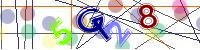 Blue Captcha Image