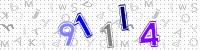 Blue Captcha Image