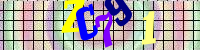 Blue Captcha Image