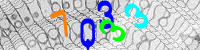 Blue Captcha Image