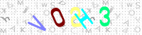 Blue Captcha Image