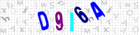 Blue Captcha Image