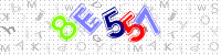 Blue Captcha Image