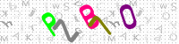Blue Captcha Image