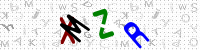 Blue Captcha Image