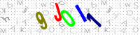 Blue Captcha Image