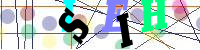 Blue Captcha Image