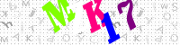Blue Captcha Image