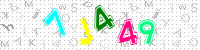 Blue Captcha Image