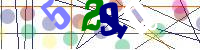 Blue Captcha Image