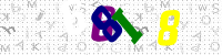 Blue Captcha Image