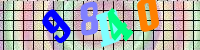 Blue Captcha Image