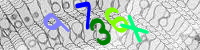 Blue Captcha Image