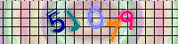 Blue Captcha Image