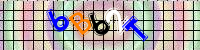 Blue Captcha Image