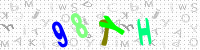 Blue Captcha Image