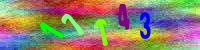 Blue Captcha Image