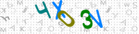 Blue Captcha Image