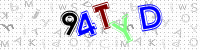 Blue Captcha Image