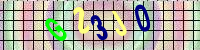 Blue Captcha Image