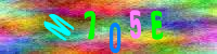 Blue Captcha Image