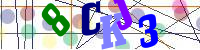 Blue Captcha Image