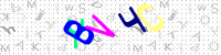 Blue Captcha Image