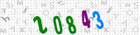 Blue Captcha Image