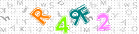 Blue Captcha Image