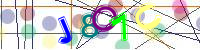 Blue Captcha Image