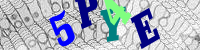 Blue Captcha Image