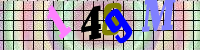 Blue Captcha Image