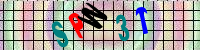 Blue Captcha Image